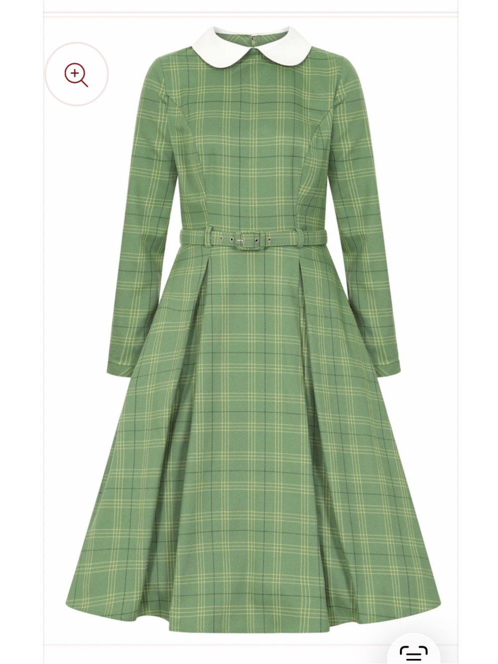 Marika Leaf Check
Swing Dress